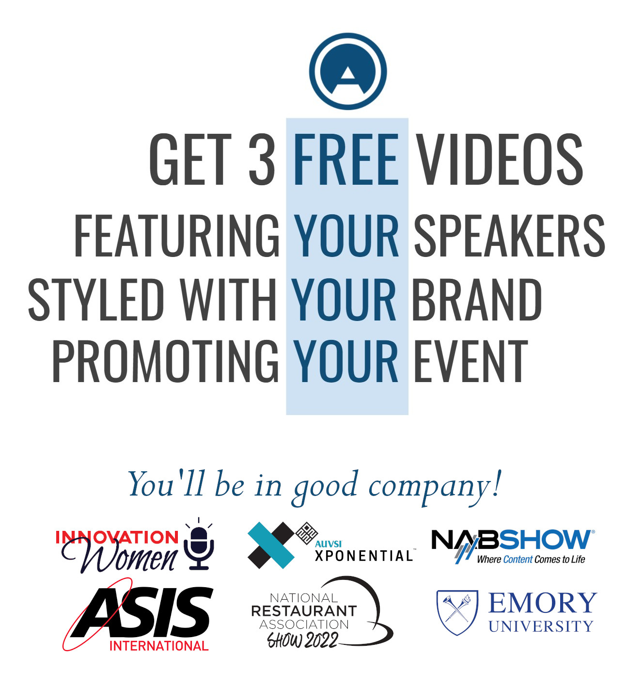 Get 3 Free Videos Get 3 Free Videos